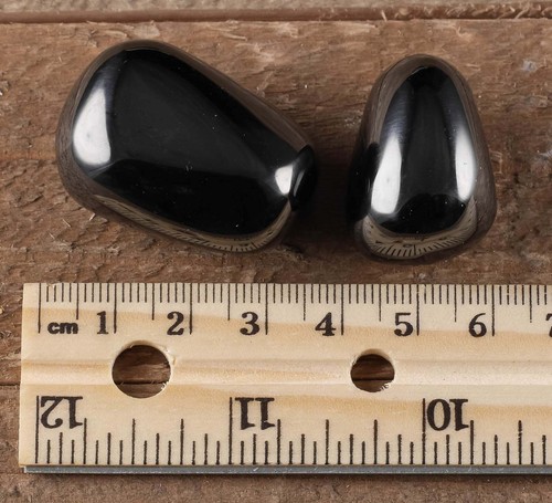 Piedras Cristales Caídos JET - Madera Petrificada, Ámbar Negro Fosilizado - E0336 - Imagen 5 de 7