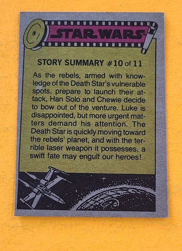 1977 TOPPS STAR WARS SERIES (1-66) YOU PICK COMPLETE YOUR SET VARIOUS CONDITIONS - Picture 175 of 239