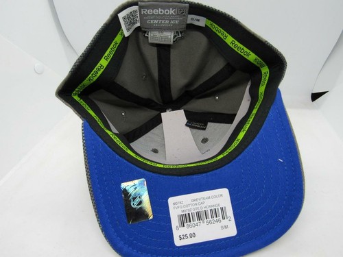 New York Rangers Mens Size S/M Reebok Gray Center Ice Fitmax Flex Fit Hat $25 - Picture 5 of 6