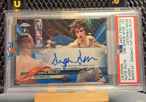 Sean O'Malley #FA-SOM 2018 Topps UFC Chrome Autographs card