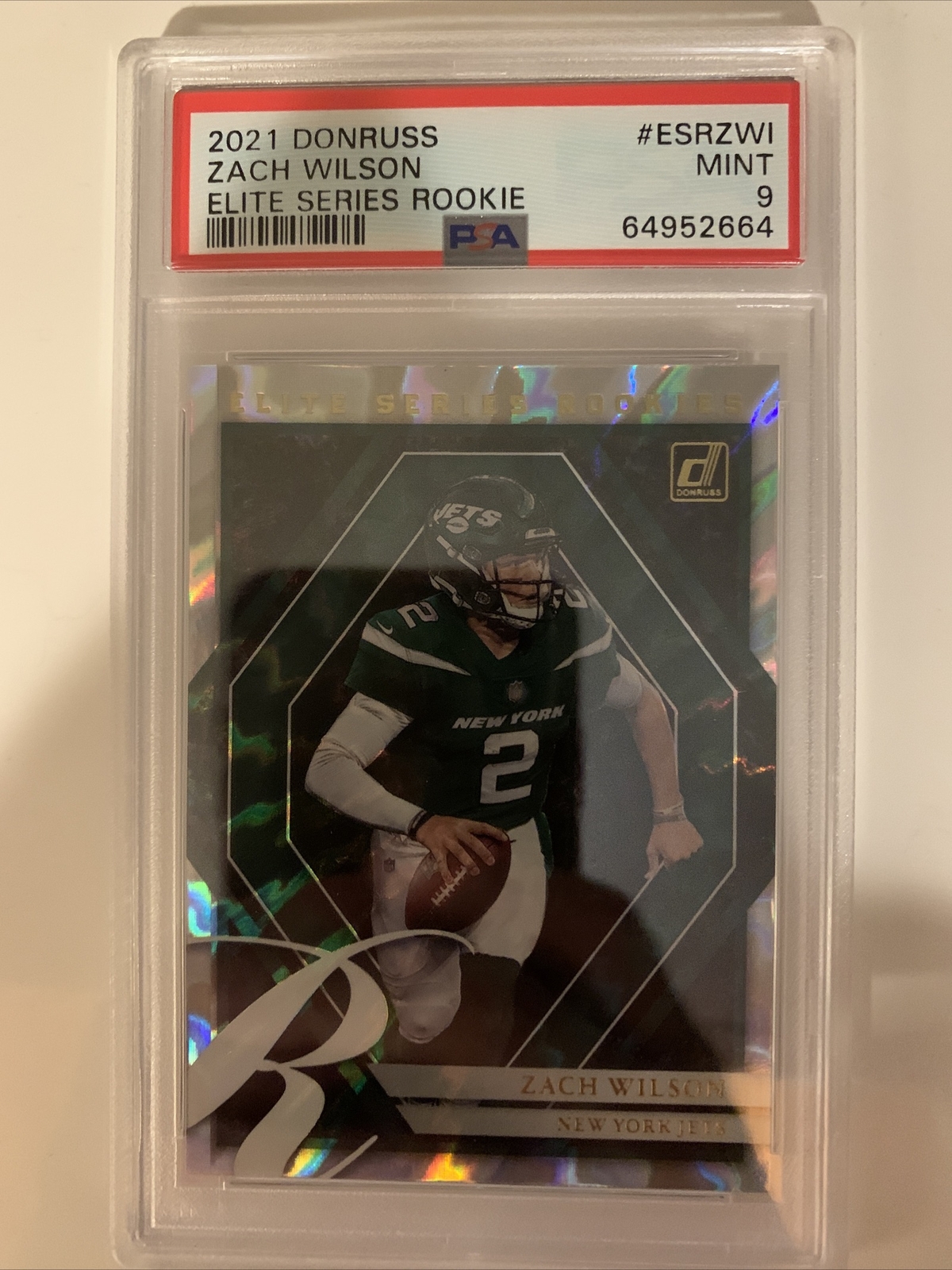 Zach Wilson Panini Donruss Elite Series Rookie #ESRZWI Base
