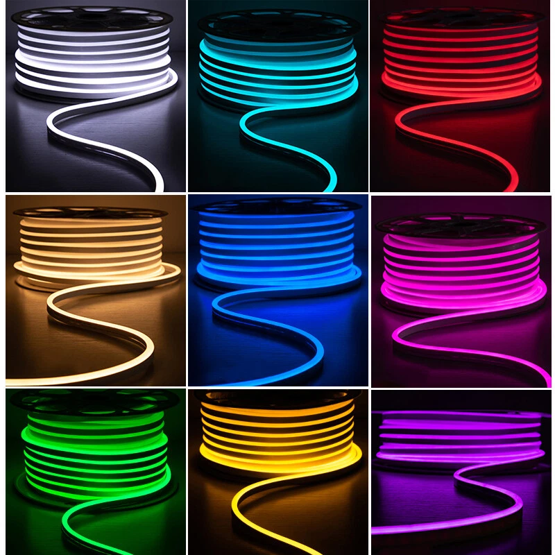 LED Neon Rope Lights Strip Waterproof Flexible Home Garden Holiday Party Decor
Opens in a new window