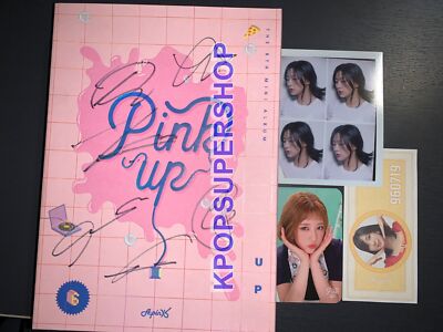 Apink 에이핑크 グッズ トレカ CD サイン ボミ Apink 6th Mini Album Pink Up A Ver. Autographed Signed CD Bomi