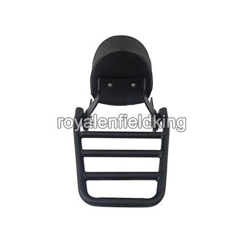 For Royal Enfield Classic Reborn 350 "Rear Luggage Rack with Backrest, Black" - 第 7/13 張圖片
