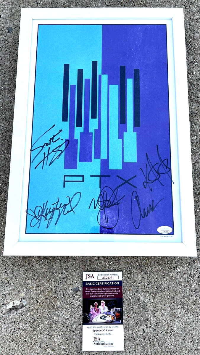 PENTATONIX Band SIGNED 11x17 Poster JSA COA | eBay