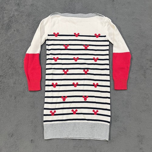 Gap Disney Mickey Mouse Stripes Sweater Long Sleeve Dress Shirt Kid's Size L - Picture 2 of 6