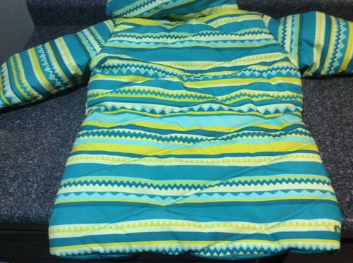 Marmot Girls Yellow Green Plaid Jacket XL EUC - Picture 10 of 10