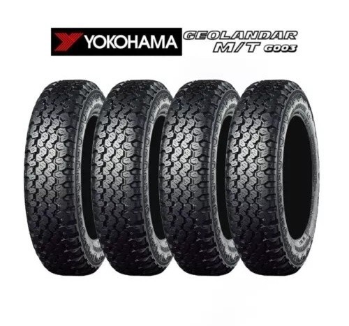 YOKOHAMA GEOLANDAR M/T G003 145/80R12 80/78N Set of 4 LT Mud