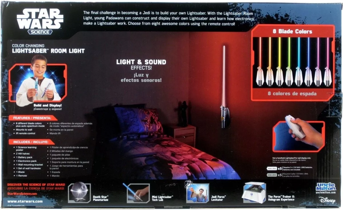 Uncle milton star sales wars lightsaber room light