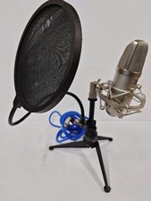 On-stage As800 Large Fet Condenser Microphone W/ Cable Filter Stand Ao1086915