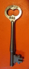 VINTAGE CORBIN SKELETON KEY #R46 MORE KEYS many MORE LISTED HERE