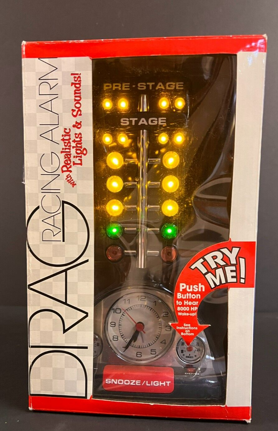 NHRA, Drag Racing Christmas Tree Alarm Clock eBay