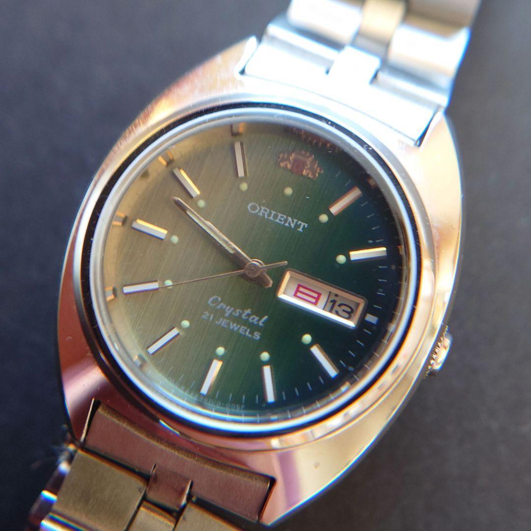 Orient Crystal 21 Jewels Day Date Vintage Automatic A… - Gem