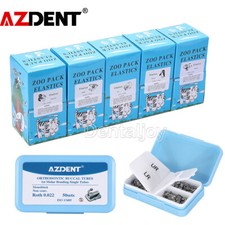 AZDENT Dental Ortho Elastics Latex Braces Rubber Bands/Buccal Tube 1st 2nd Molar