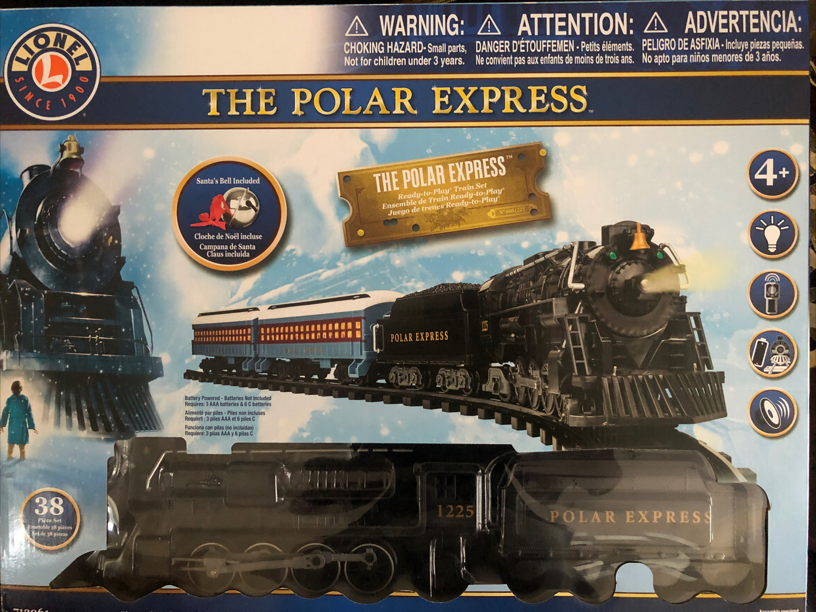lionel polar express no sound