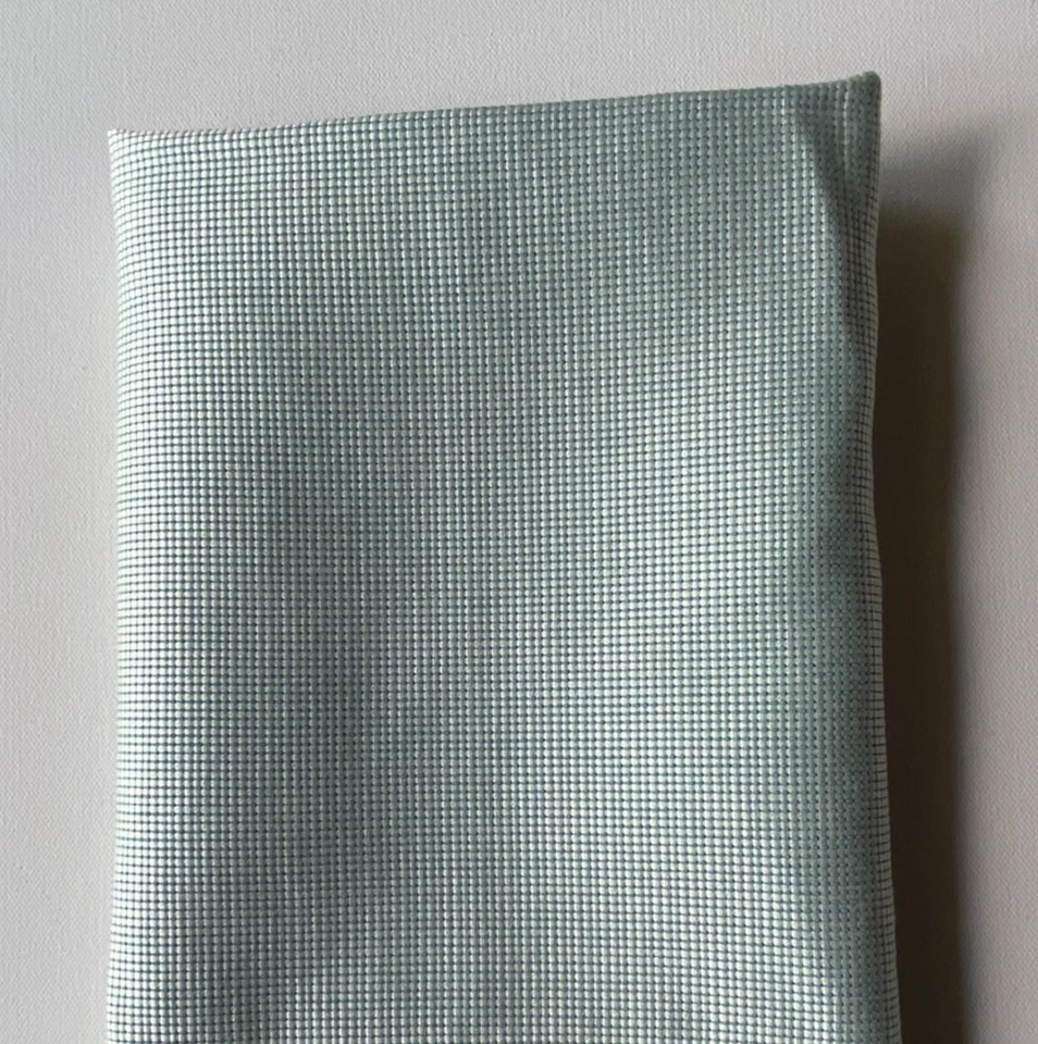 Kravet Soleil Massa Texture in Akuatik Green Designer Fabric Remnant 24x24" - Image 3 of 3