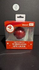Wireless Bluetooth Speaker Christmas Ornament - RED