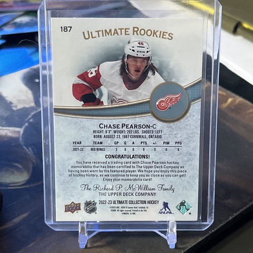 2022-23 Ultimate Collection - Ultimate Rookies #187 Chase Pearson /799 - 第 2/2 張圖片