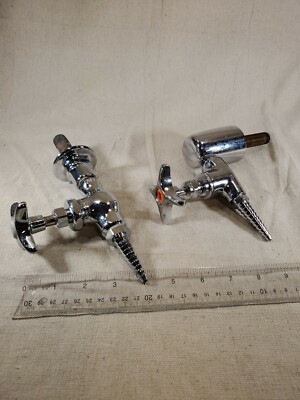 Chicago Faucets Gas Service Turrets with Single Needle Valve (Lot of 2 ...