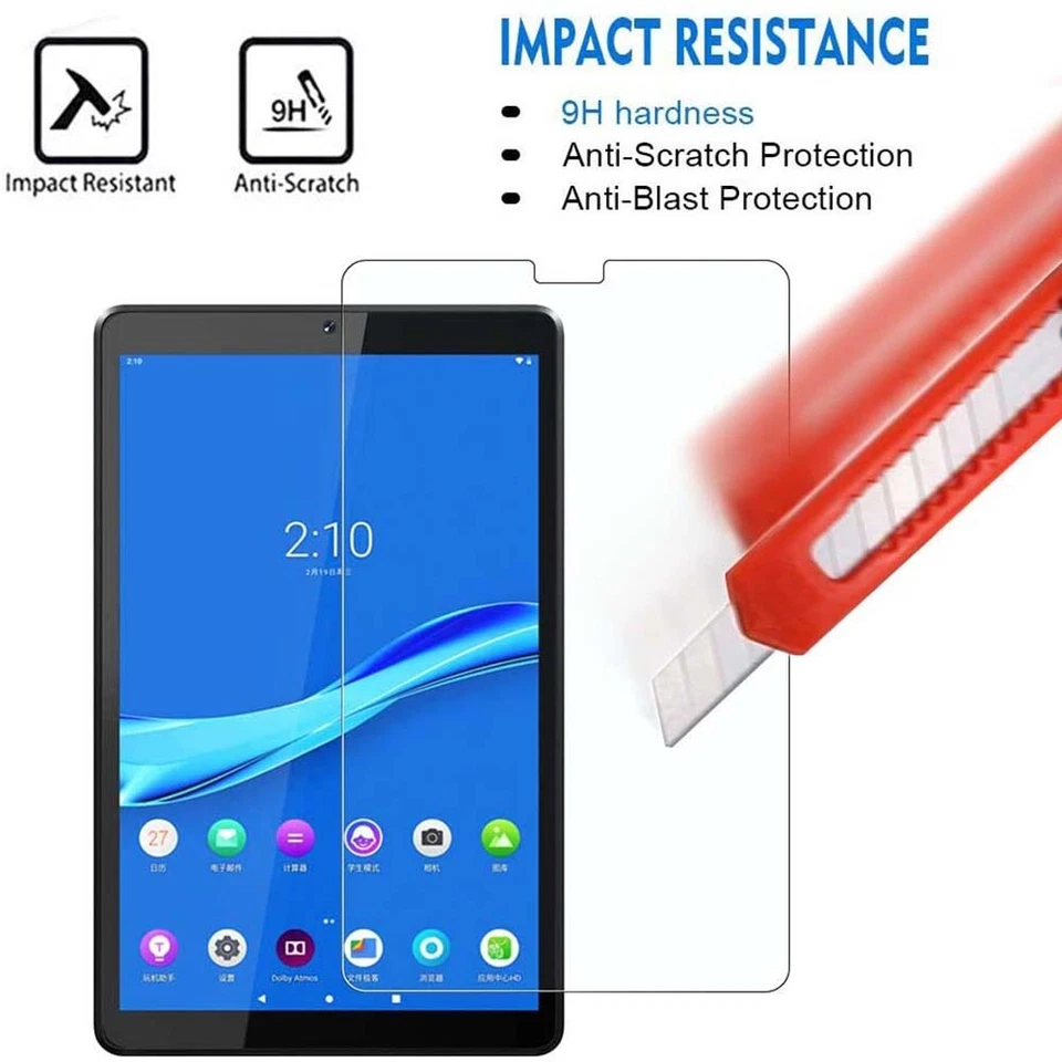 2 x Tempered Glass Screen Protector For Lenovo Tab E10/M7/M8/M9/M10/M10 Plus/M11 - Image 4 of 4