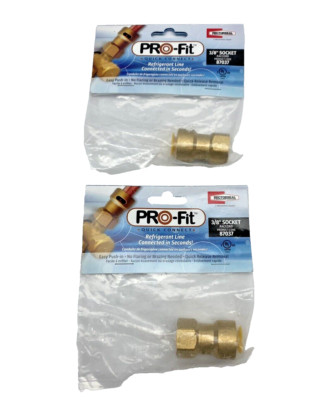 Lot of 2 , 87037 PRO-Fit , RectorSeal 3/8'' Quick Connect Socket