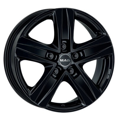 ALUFELGE MAK STONE 5 3 FUR FORD TRANSIT 6.5X16 5X160 GLOSS BLACK RIP