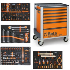 Beta Cassettiera BW C24S Mobile Con Sette Cassetti e Assortimento Di 235 utensil