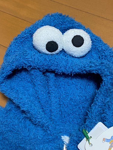 GELATO PIQUE × SESAME STREET Cookie Monster Baby Rompers Size 70 Brand New Blue - Picture 22 of 24