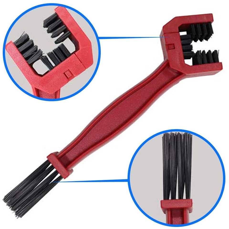 Chain Cleaner Motorcycle Bike Moped Gear Cleaner Chain Brush Cleaner Set - Image 3 of 4