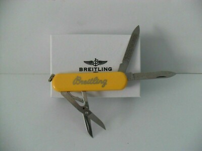 Breitling Pocket Knife Authentic WENGER Delemont Swiss Army Very