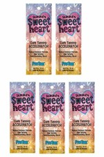 Lot of 5 Summer Sweet Heart Tanning Accelerator Packets
