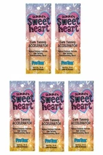 Lot of 5 Summer Sweet Heart Tanning Accelerator Packets