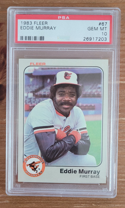 1983 Fleer Eddie Murray #67 PSA 10 Baltimore Orioles