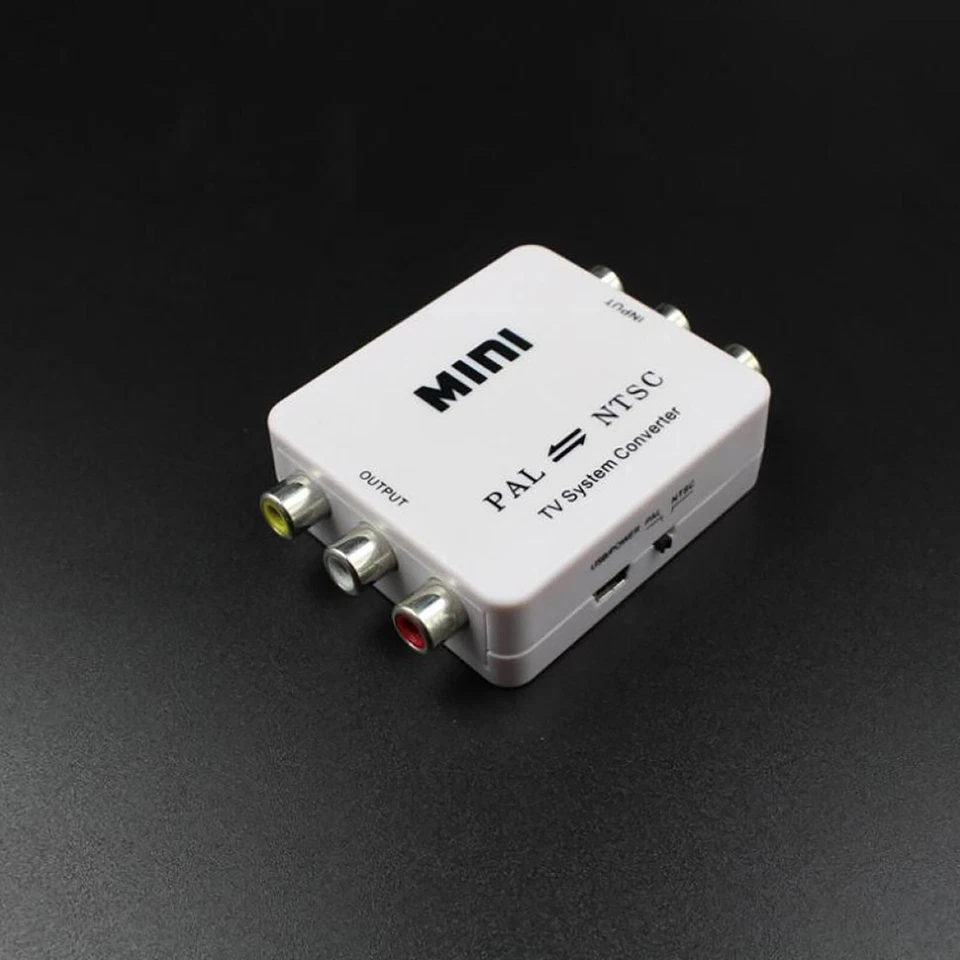 Bi-Directional 2-Way NTSC To PAL + PAL To NTSC Video TV System Converter Adapter - Image 4 of 4