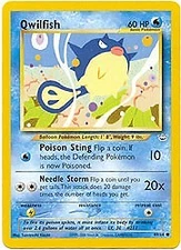 Neo Revelation - Qwilfish Pokemon UNLIMITED EDITION Card 49/64