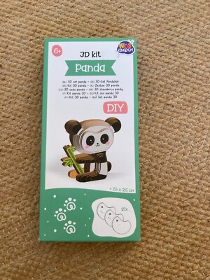 3D Puzzle Modell DIY Kit - Panda  32 Teile - ab 6 Jahren - NEU