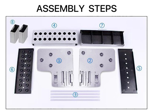 Screwdriver Rack, Small Tool Storage Holder for Desk Top, Work Bench Organizer - Picture 10 of 11