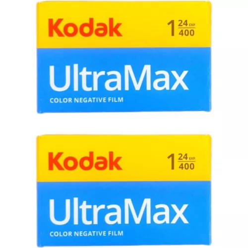 Kodak Ultramax 400 Color Negative Film (ISO 400) 35mm 24-Exposures - 2 Pack