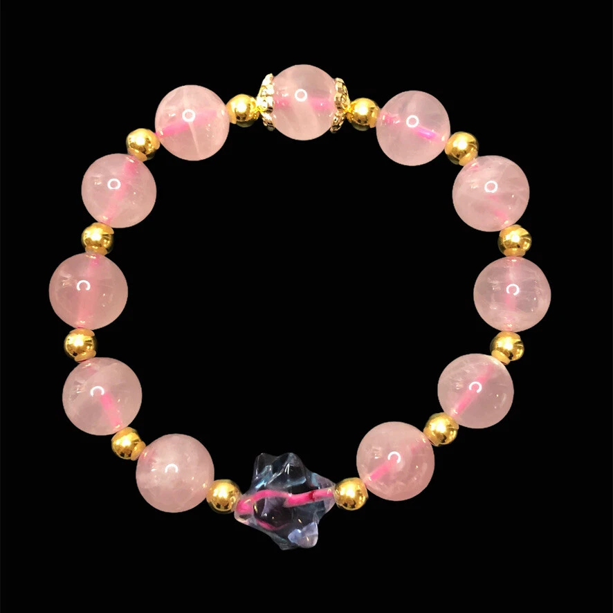 Rose quartz sale bead bracelet
