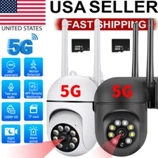 5G Camara De Seguridad WIFI Inalambrica 360° Para Casa Exterior 1080P Con Audio