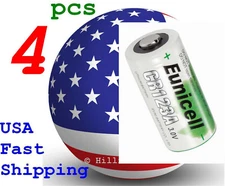 4 pcs CR123A 123A DL123A CR17345 Bulk 3V Top Lithium Battery