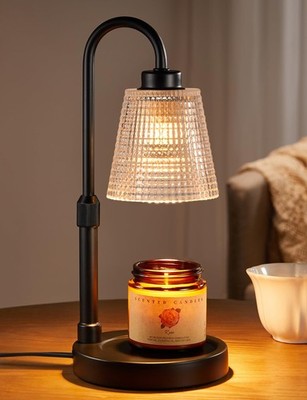 Candle Warmer Lamp with Timer, Dimmable Candle Warmer for Jar Candles, Height...