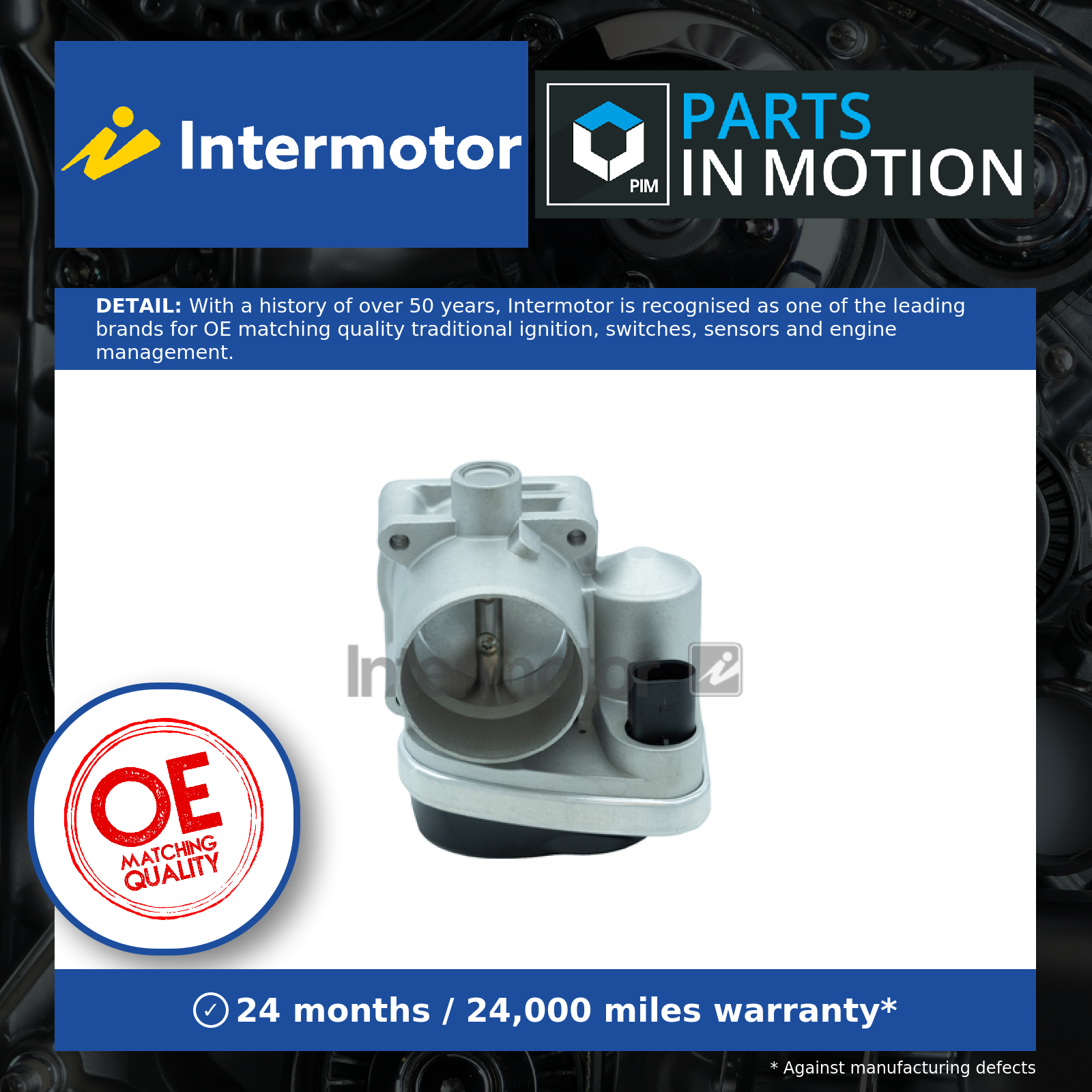 Throttle Body 68223 Intermotor 036133062A 036133062M Genuine Quality Guaranteed - Image 2