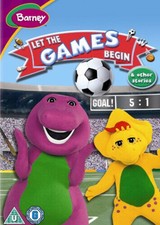 Barney Let the Games Begin (2006) Barney DVD Region 2 New & Sealed