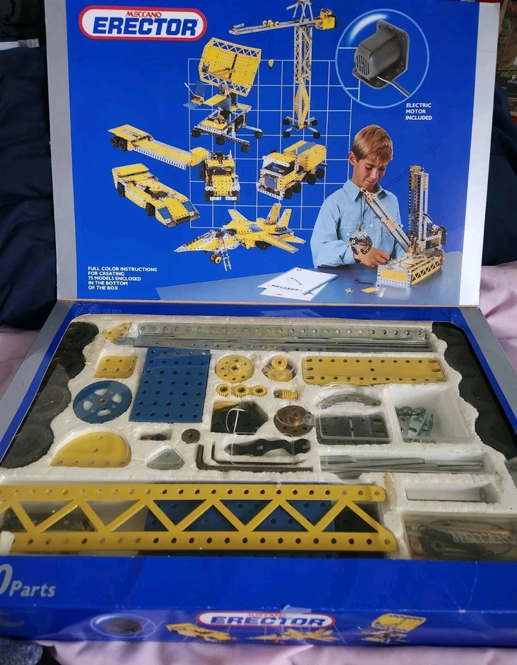VTG Meccano Erector Metal Construction Set 6 (Gently Used-read) *FAST SHIPPING* - Image 2 of 4
