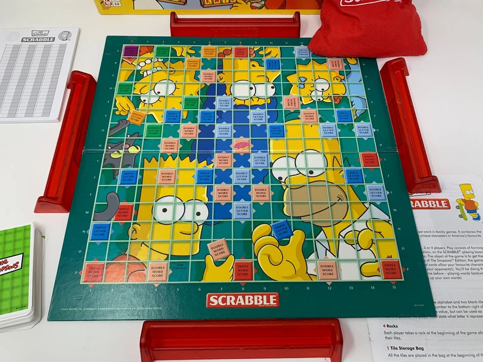 The Simpsons Scrabble (Complete) - Image 2 of 4