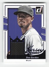 2016 Donruss Jersey Kings #JK-DG Dee Gordon MEM Near Mint or Better