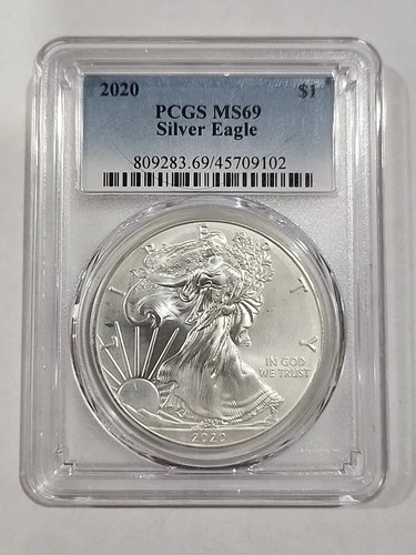 2020 PCGS MS69 American Silver Eagle