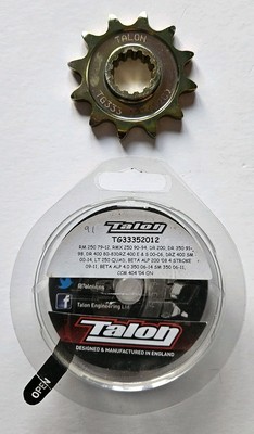 NEW TALON SUZUKI RM250 12T FRONT SPROCKET 1982-2008 - TG33352012 + OTHERS