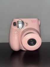 Fujifilm Instax Mini 7S Pink Vintage Instant Film Camera Compact Photo Device
